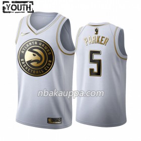 Atlanta Hawks Jabari Parker 5 Nike 2019-2020 Valkoinen Golden Edition Pelipaidat Swingman - Lasten